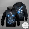 New England Patriots Lava Skull Hoodie